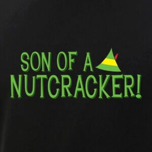 Elf Movie Son of‎ a Nutcracker! black shirt M